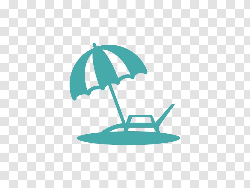 Turquoise Umbrella Logo Transparent PNG