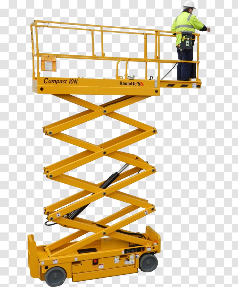 Aerial Work Platform Haulotte Navi Mumbai Elevator - Forklift - Heavy Machinery Transparent PNG