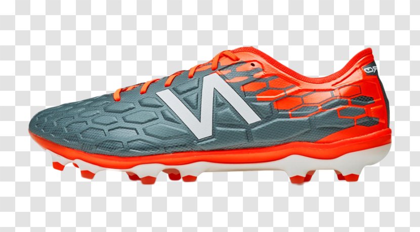 New Balance Cleat Sneakers Shoe Football Boot - Orange Grey Transparent PNG