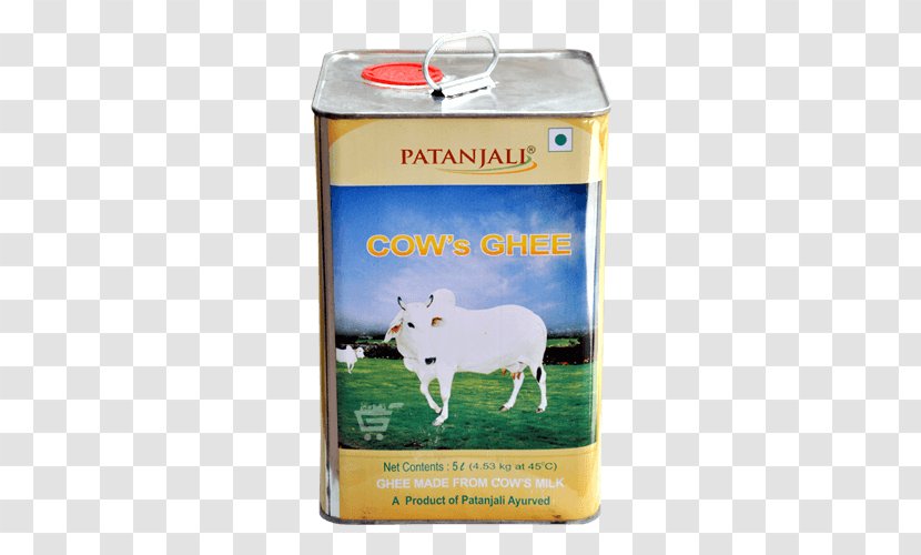 Milk Cattle Dalda Ghee Patanjali Ayurved - Amul Transparent PNG