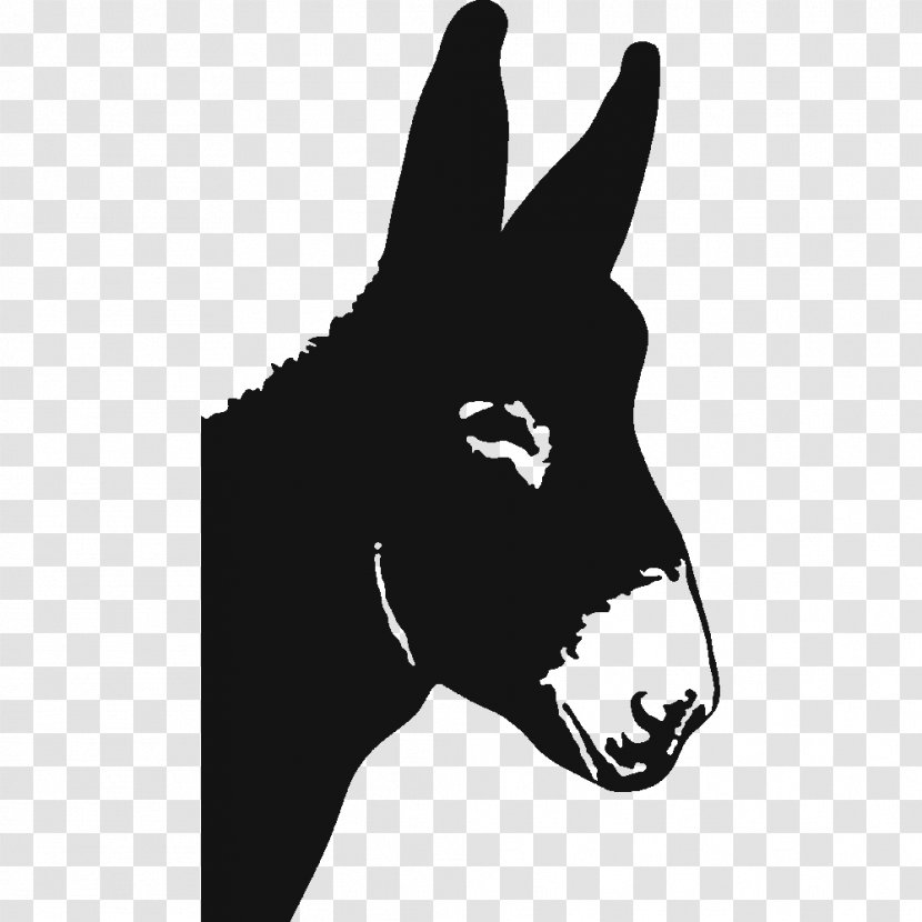 Mule Maine, Maine Clip Art Donkey - Monochrome Photography - Advertisment Way For Car Transparent PNG