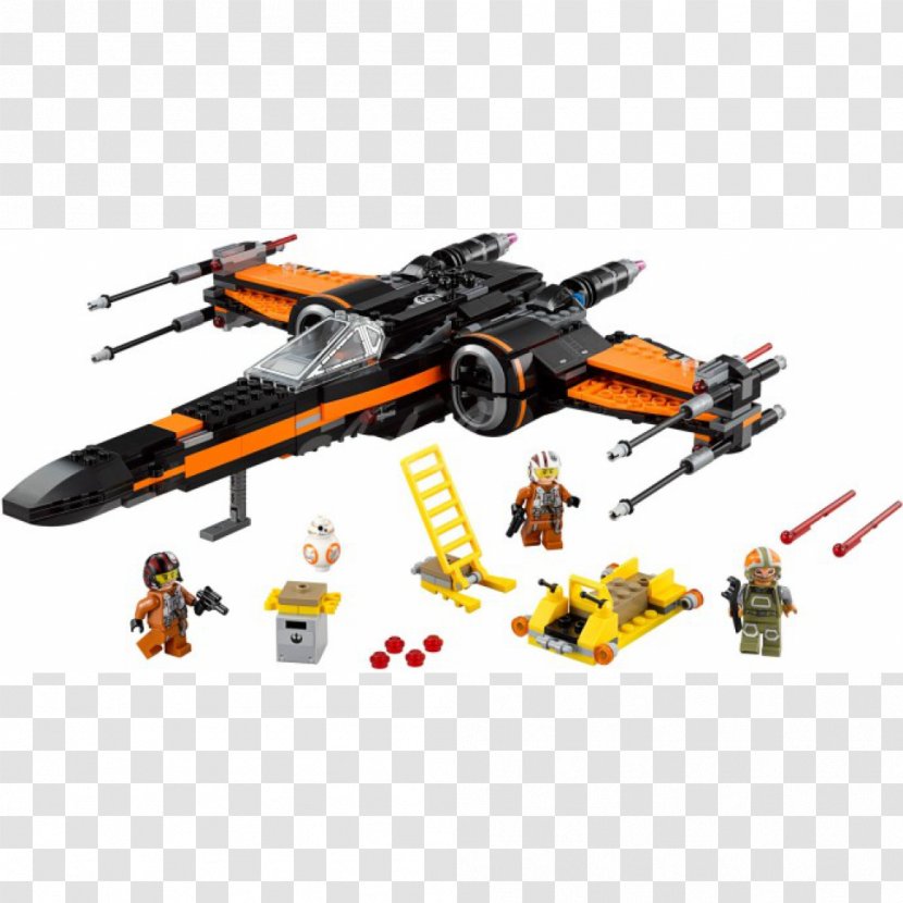 Poe Dameron X-wing Starfighter LEGO 75102 Star Wars Poe's X-Wing Fighter Anakin Skywalker - Xwing - Toy Transparent PNG