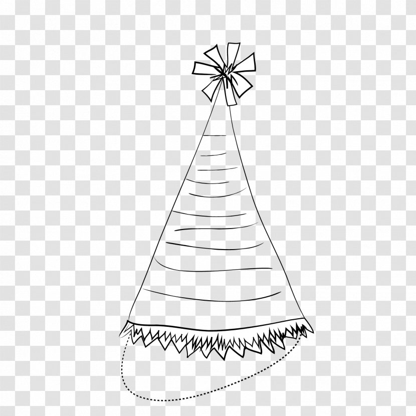 Christmas Tree Day Ornament Line Transparent PNG