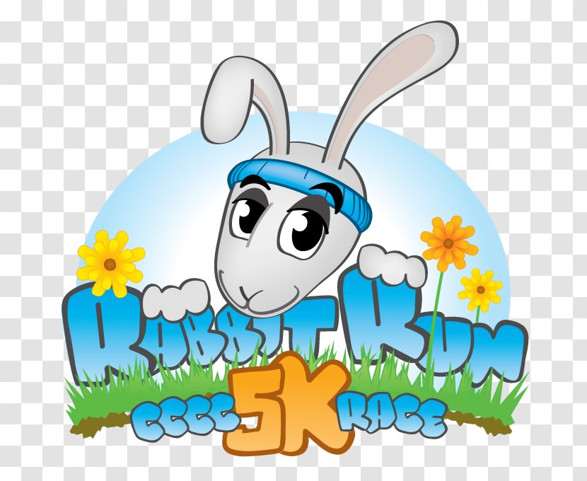 Easter Bunny Cartoon Pollinator Clip Art - Rabits And Hares - Rabbit Run Transparent PNG