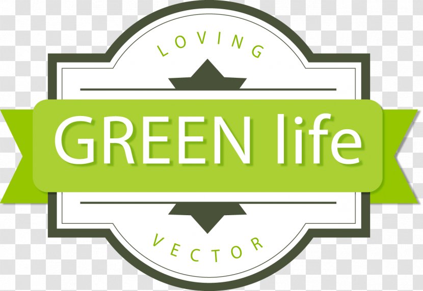 Sticker Advertising - Sign - Creative Green Living Leaves Background Vector Transparent PNG