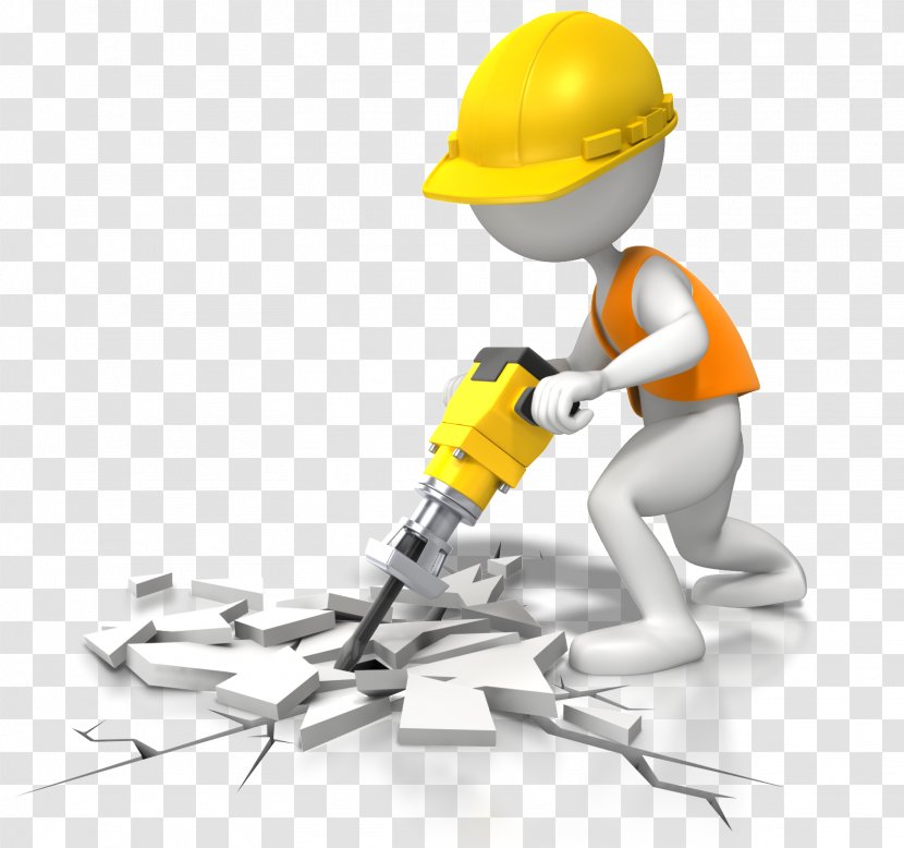 Jackhammer Animation Architectural Engineering Construction Worker Clip Art - Quantity Surveyor Transparent PNG