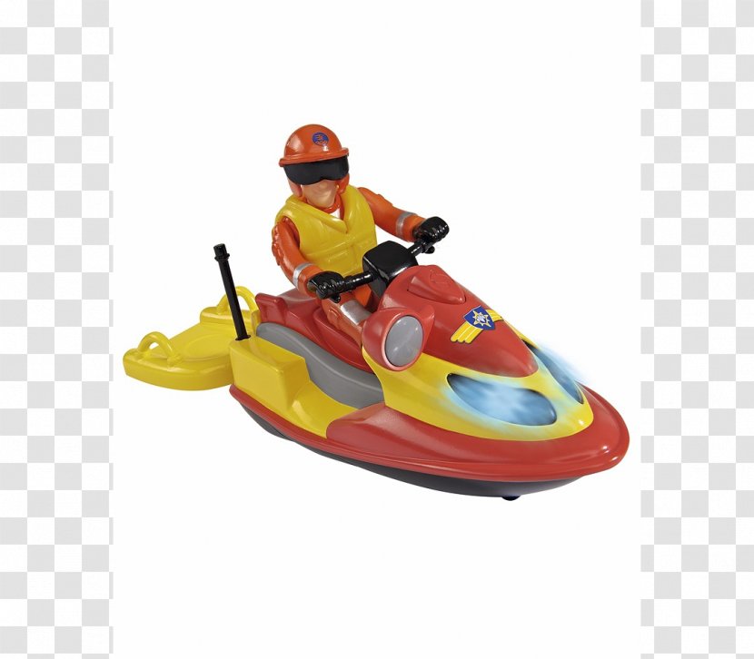 Toy Personal Water Craft Firefighter Amazon.com Figurine - Vehicle Transparent PNG