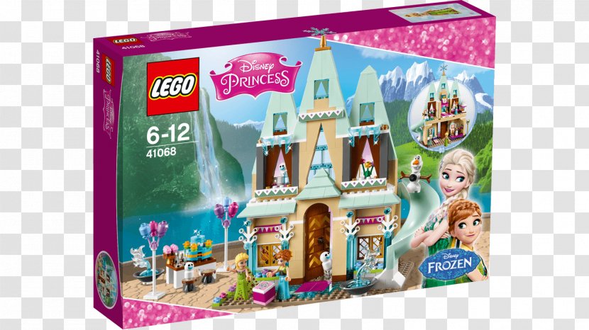 Elsa Anna Olaf LEGO 41068 Disney Princess Arendelle Castle Celebration Lego - Toy Transparent PNG
