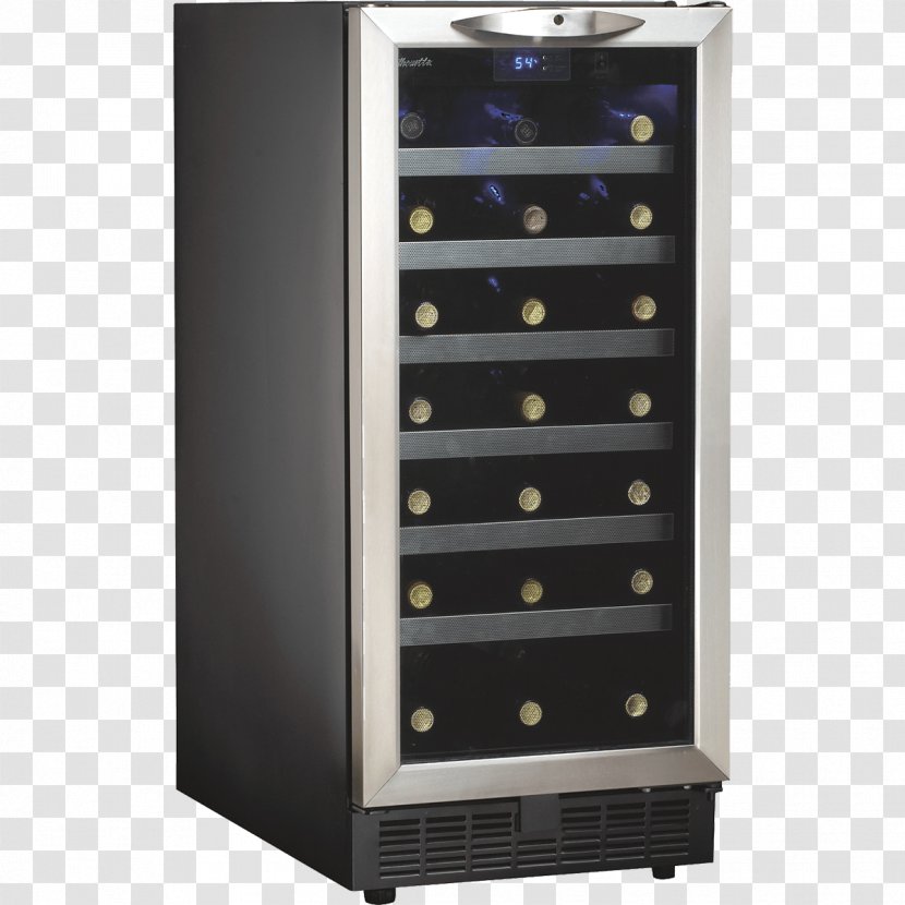 Wine Cooler Cellar Danby Silhouette Cheshire DWC1534BLS - Dwc1534bls Transparent PNG