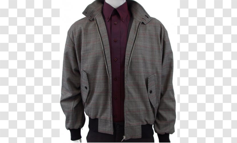 Hoodie Harrington Jacket Glen Plaid Clothing - Sweater Transparent PNG