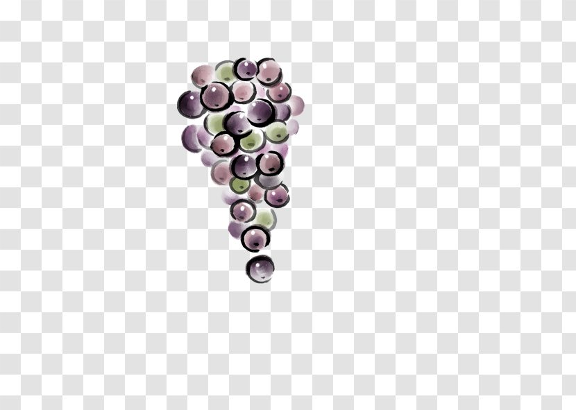 Wine Common Grape Vine Ink Wash Painting Transparent PNG