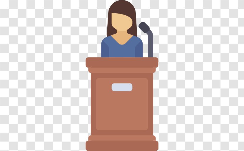 Judge Witness Trial Icon - Scalable Vector Graphics - Teacher Standing On The Podium Transparent PNG