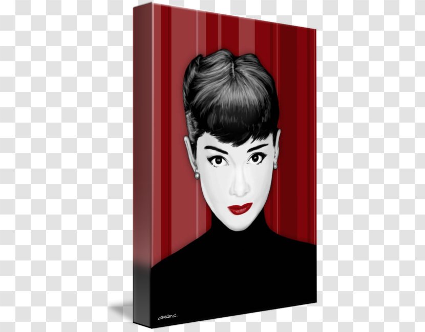 Audrey Hepburn Art Poster Canvas Print Transparent PNG