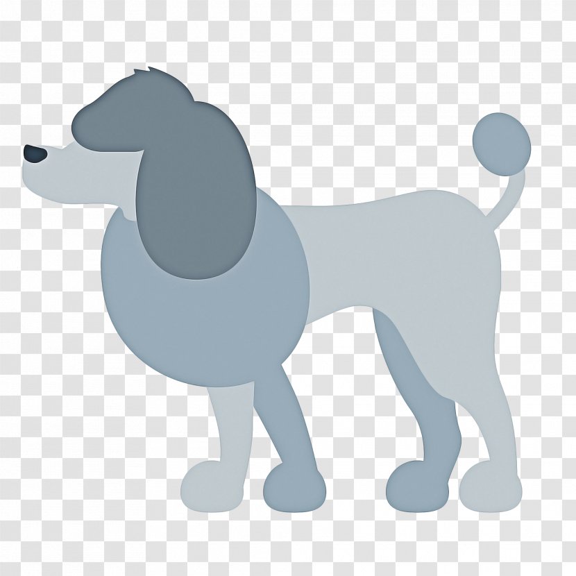 Emoji Background - Standard Poodle - Tail Companion Dog Transparent PNG