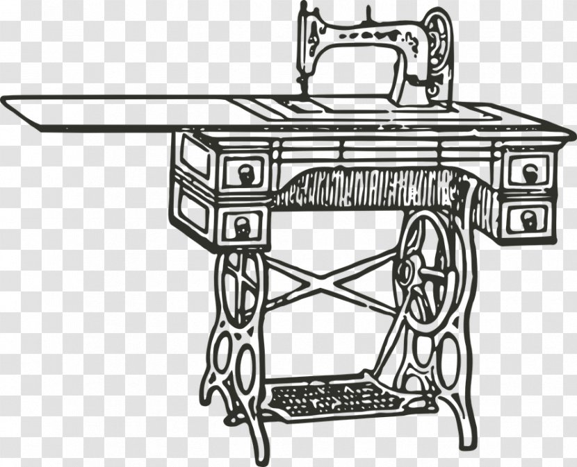 Sewing Drawing - Outdoor Table - Pin Transparent PNG