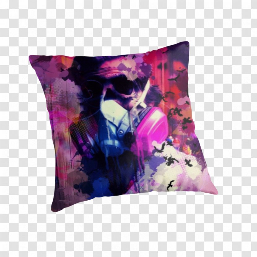 Throw Pillows Cushion Purple Dye - Pillow Transparent PNG
