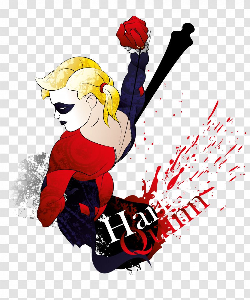 Harley Quinn Art Drawing Joker - Female Transparent PNG
