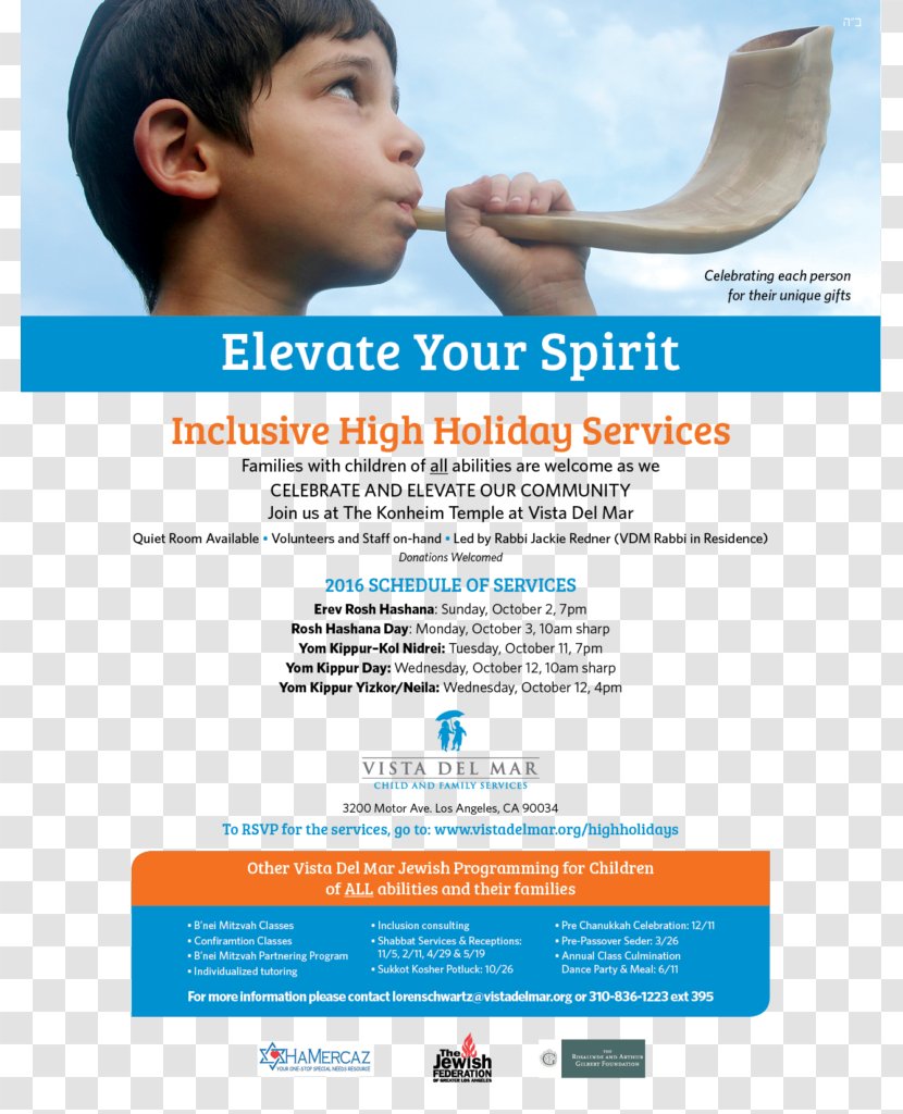 Shofar Blowing High Holy Days Judaism Service - Text - Christmas Party Flyer Transparent PNG