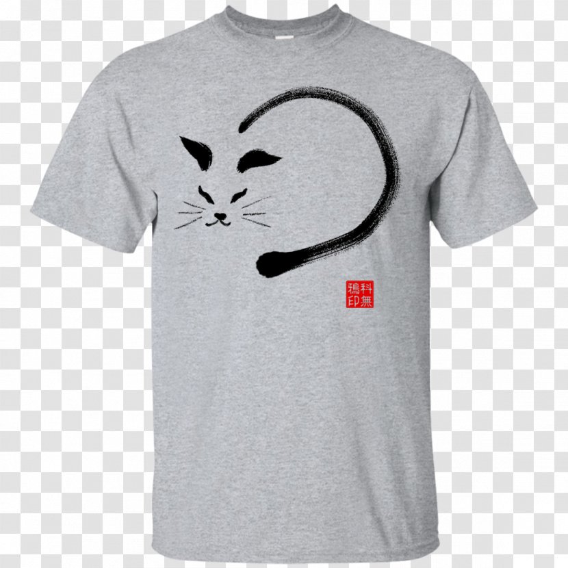 T-shirt Hoodie Top Clothing - Sleeping Cat Transparent PNG