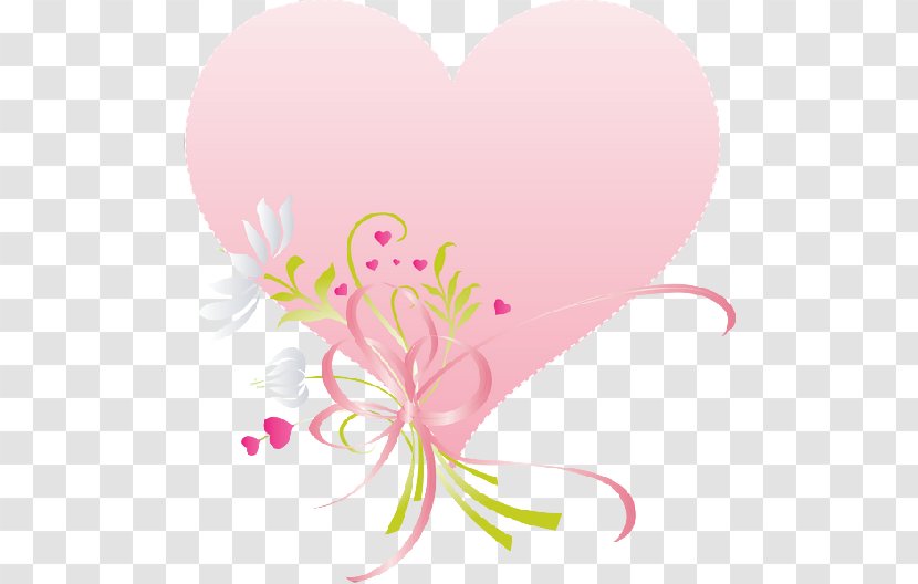 Garden Roses Flower Heart Photography - Cartoon - Pink Love Decoration Transparent PNG
