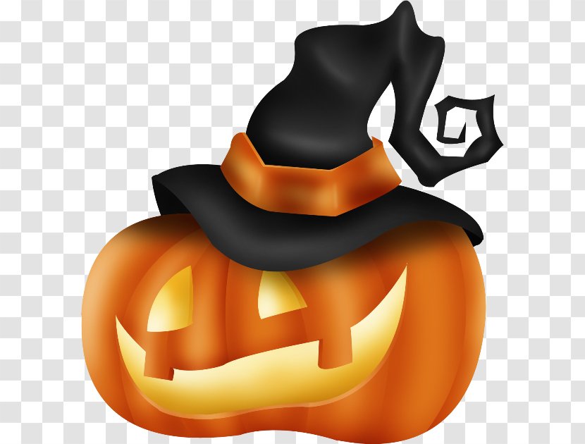 Pumpkin Witch Hat Witchcraft Clip Art - Cucurbita Transparent PNG
