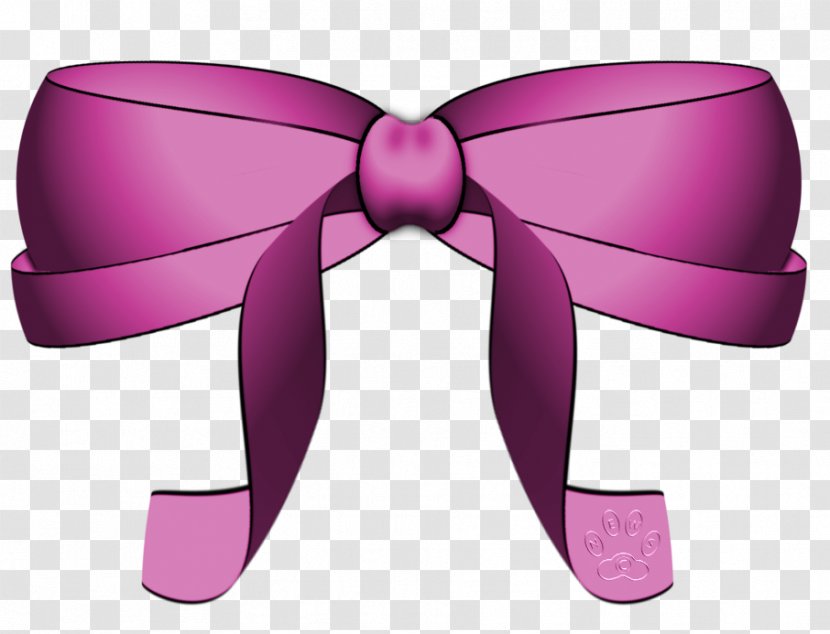 Bow Tie Drawing Ribbon Shoelace Knot - Violet - Skype Transparent PNG