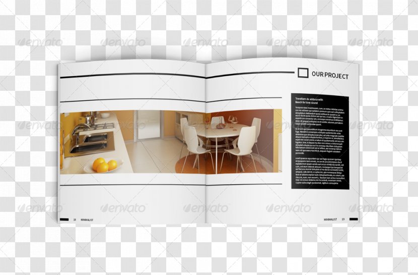 Furniture Brand - Multimedia - Modern Brochure Transparent PNG