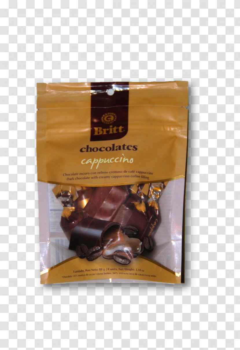 Cappuccino Coffee Praline Stuffing Espresso - Chocolate Transparent PNG