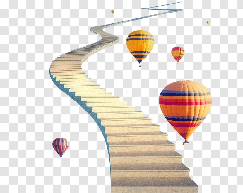 Hot Air Balloon Poster - Ballooning - Remote Access Ladder Transparent PNG
