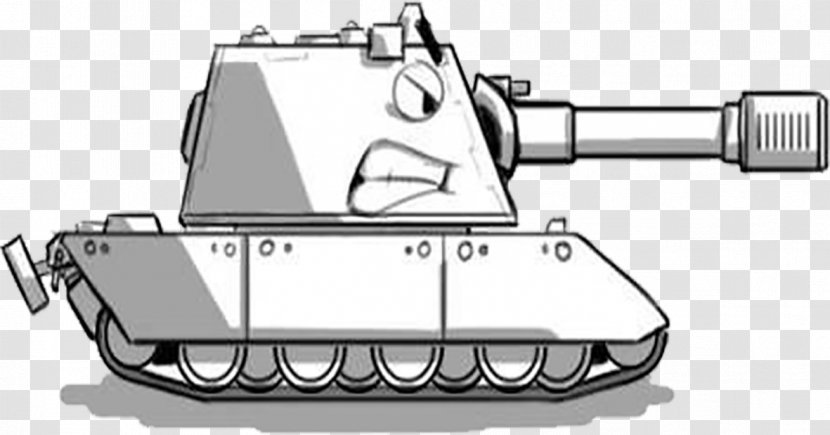 World Of Tanks Drawing Line Art Cartoon - Hand Painted Transparent PNG