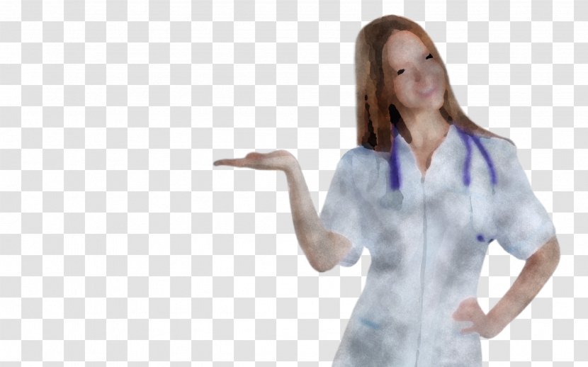Arm Gesture Medical Assistant Uniform Service - Health Care Provider - Equipment Hospital Gown Transparent PNG
