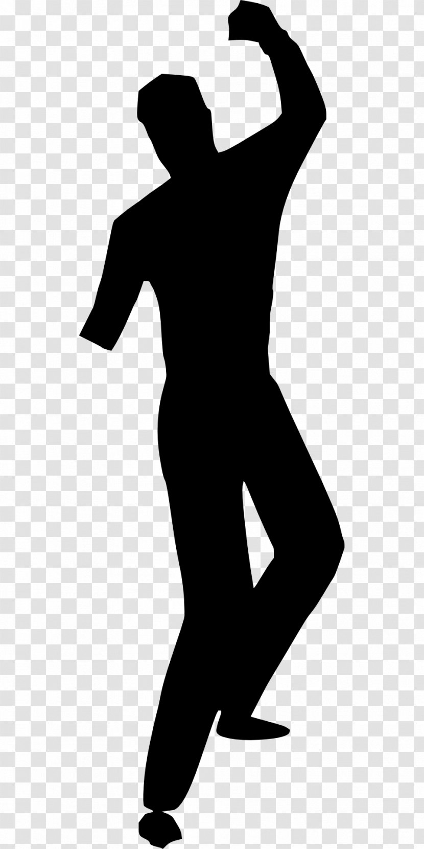 Dance Silhouette Nightclub Clip Art - Shoulder - Vector Transparent PNG