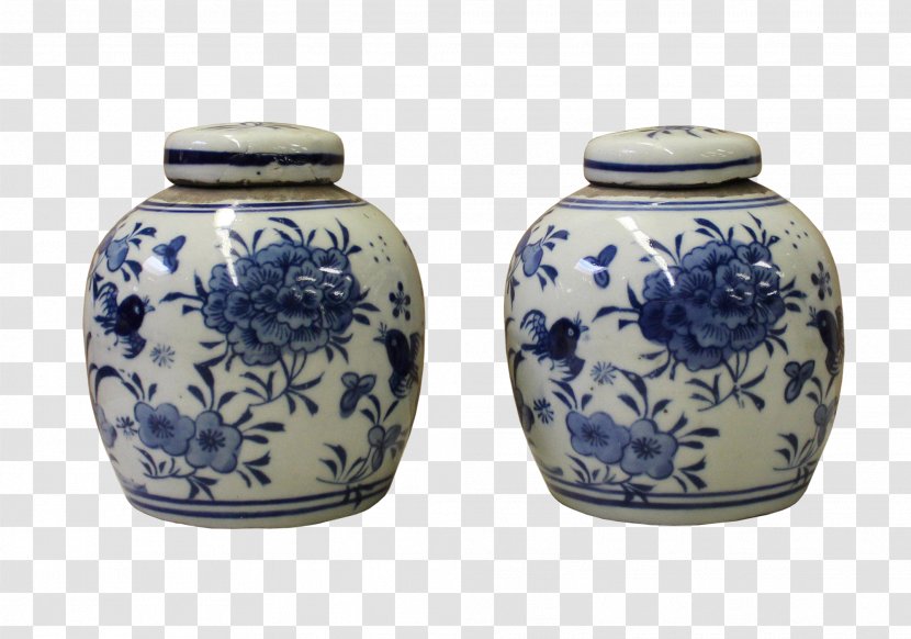 Blue And White Pottery Vase Ceramic Jar - The Porcelain Transparent PNG