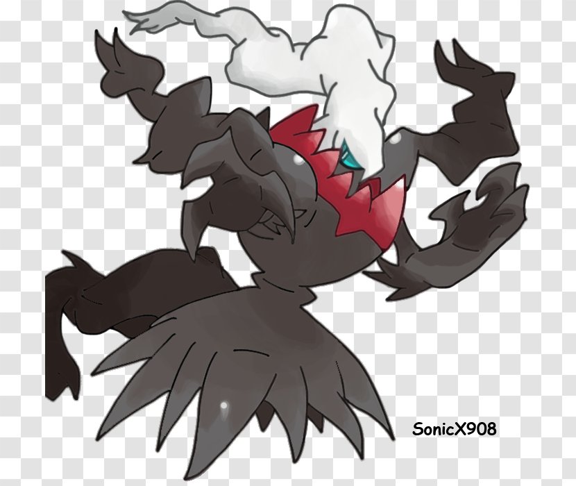 Darkrai Pokémon Illustration Drawing Fan Art - Demon Transparent PNG