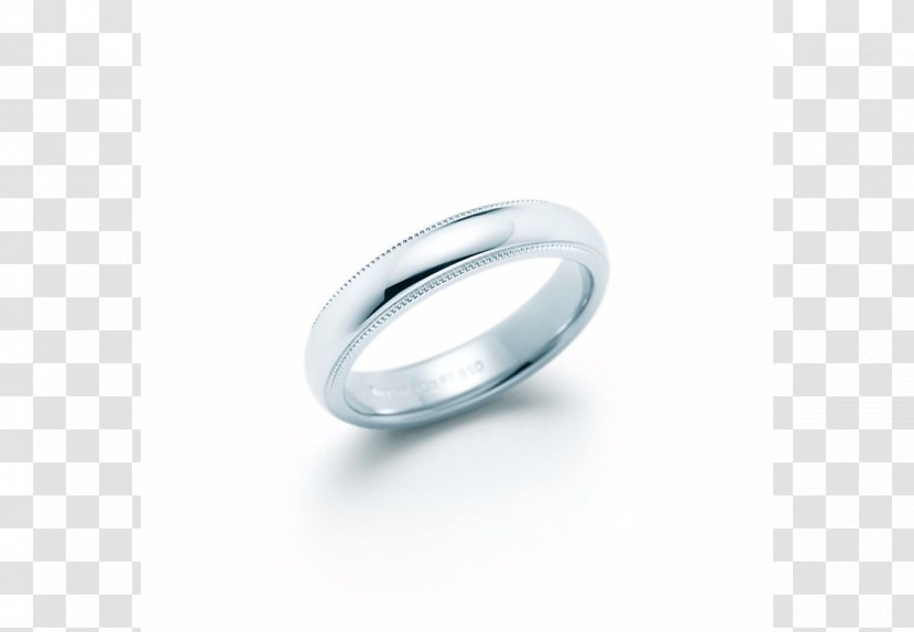 Silver Wedding Ring Body Jewellery - Tiffany And Co Transparent PNG