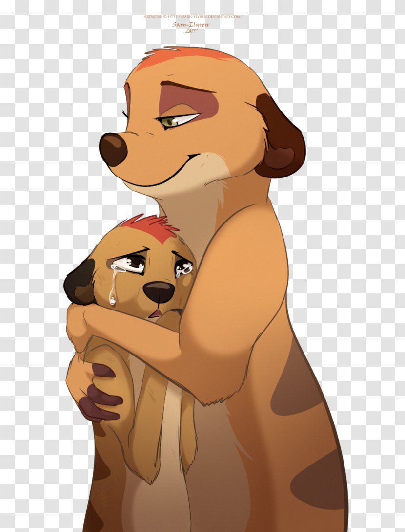 Meerkat Timon And Pumbaa Dog The Lion King - Watercolor Transparent PNG