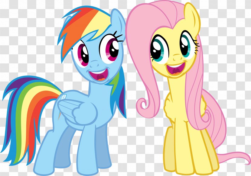 Rainbow Dash Pinkie Pie Fluttershy Rarity Applejack - Frame - Blue Album Cover Transparent PNG