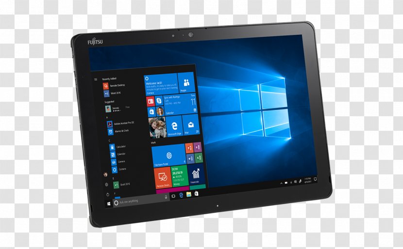 Laptop Hewlett-Packard Tablet Computers Toshiba Windows 10 - Fujitsu Transparent PNG