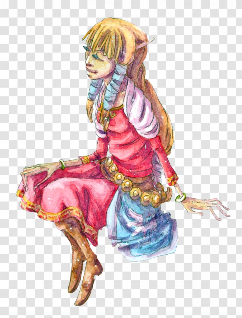 The Legend Of Zelda: Skyward Sword Twilight Princess A Link To Past Zelda - Nintendo - Watercolor Transparent PNG