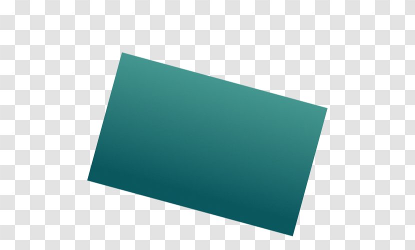 Green Turquoise Rectangle - Angle Transparent PNG