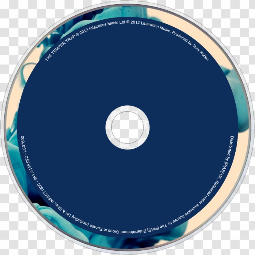 Compact Disc The Temper Trap Album Cover - Disk Image - Fan Art Transparent PNG