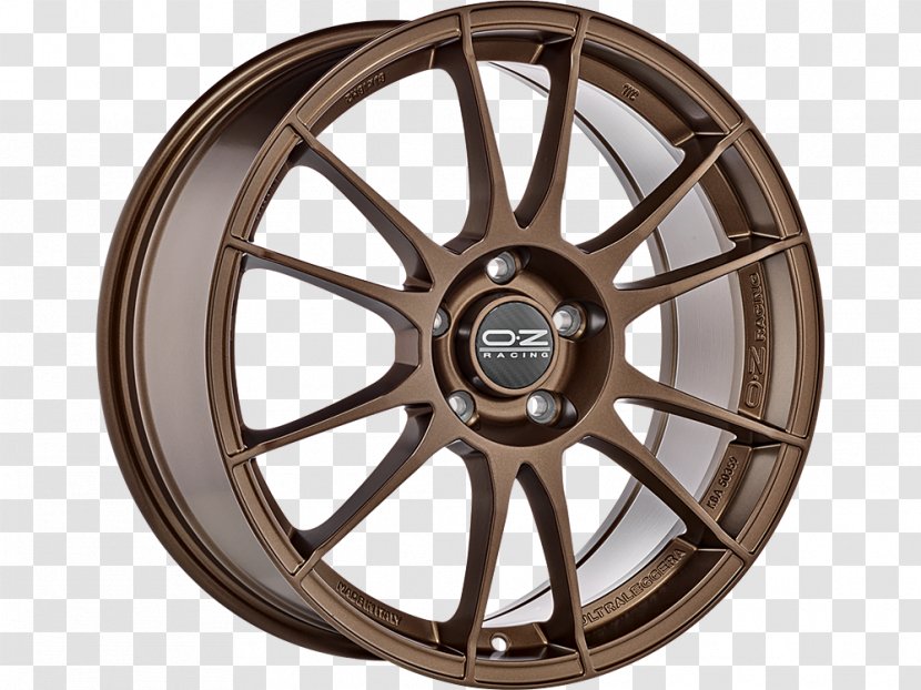 Car OZ Group Alloy Wheel Rim - Bronze - Oz Transparent PNG
