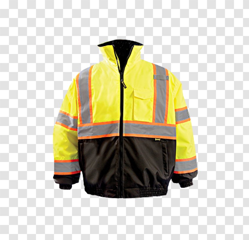Flight Jacket High-visibility Clothing Coat - Highvisibility Transparent PNG