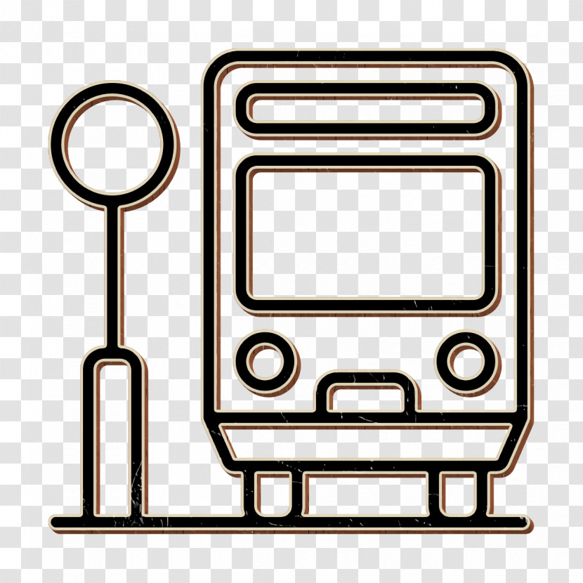 Bus Icon City Icon Bus Stop Icon Transparent PNG