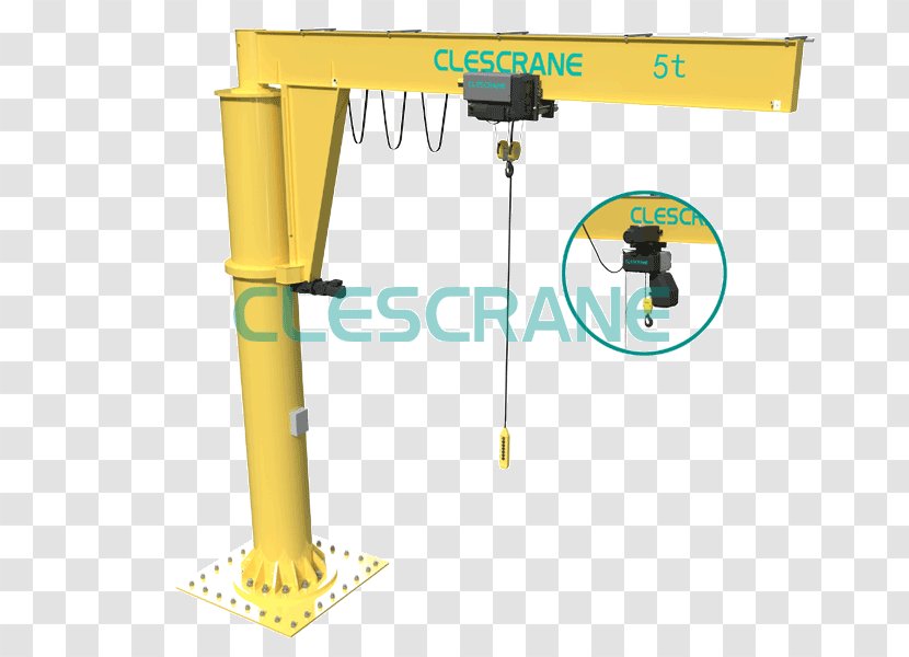 Machine Gantry Crane Jib Slewing - Material Transparent PNG