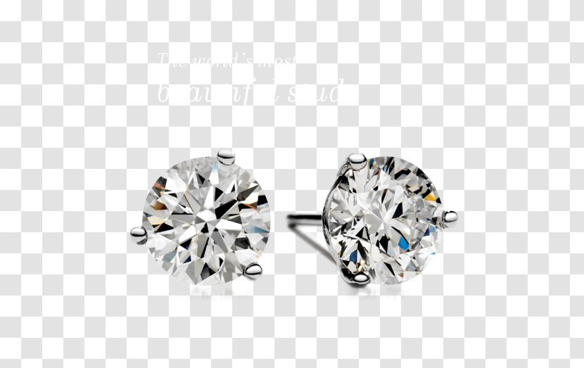 Earring Diamond Cut Jewellery Carat - Clarity Transparent PNG