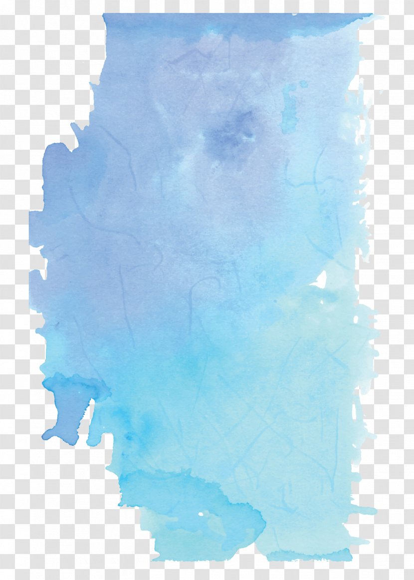 Watercolor Painting Turquoise Teal Microsoft Azure - Blue Transparent PNG