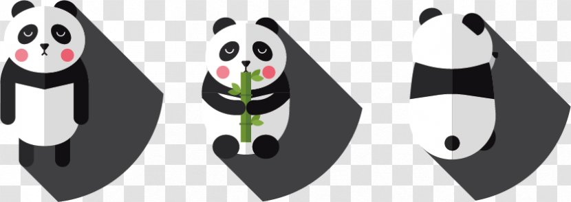 Giant Panda Cartoon Illustration Artwork Vector Transparent Png