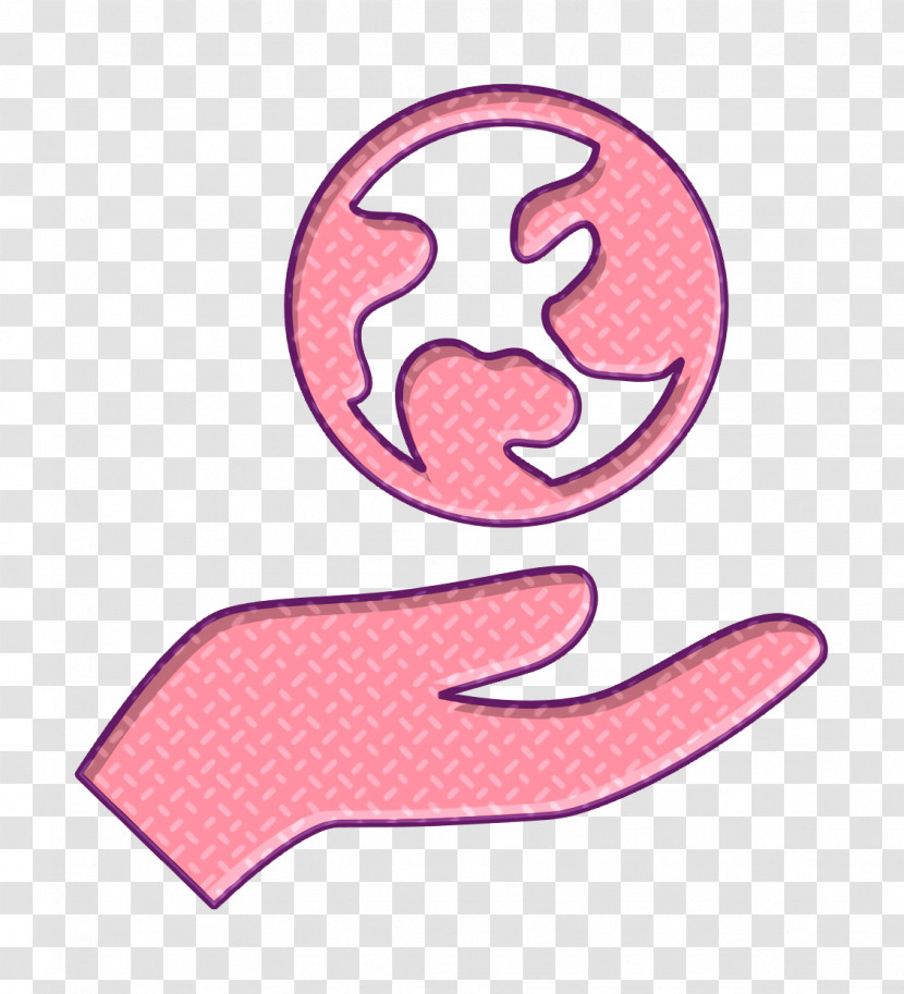 Hands Holding Up Icon World Icon Hand Holding Up The World Icon Transparent PNG