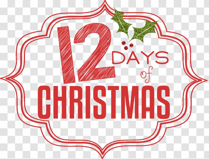 Christmas Tree Logo Clip Art - Twelve Days Of Transparent PNG